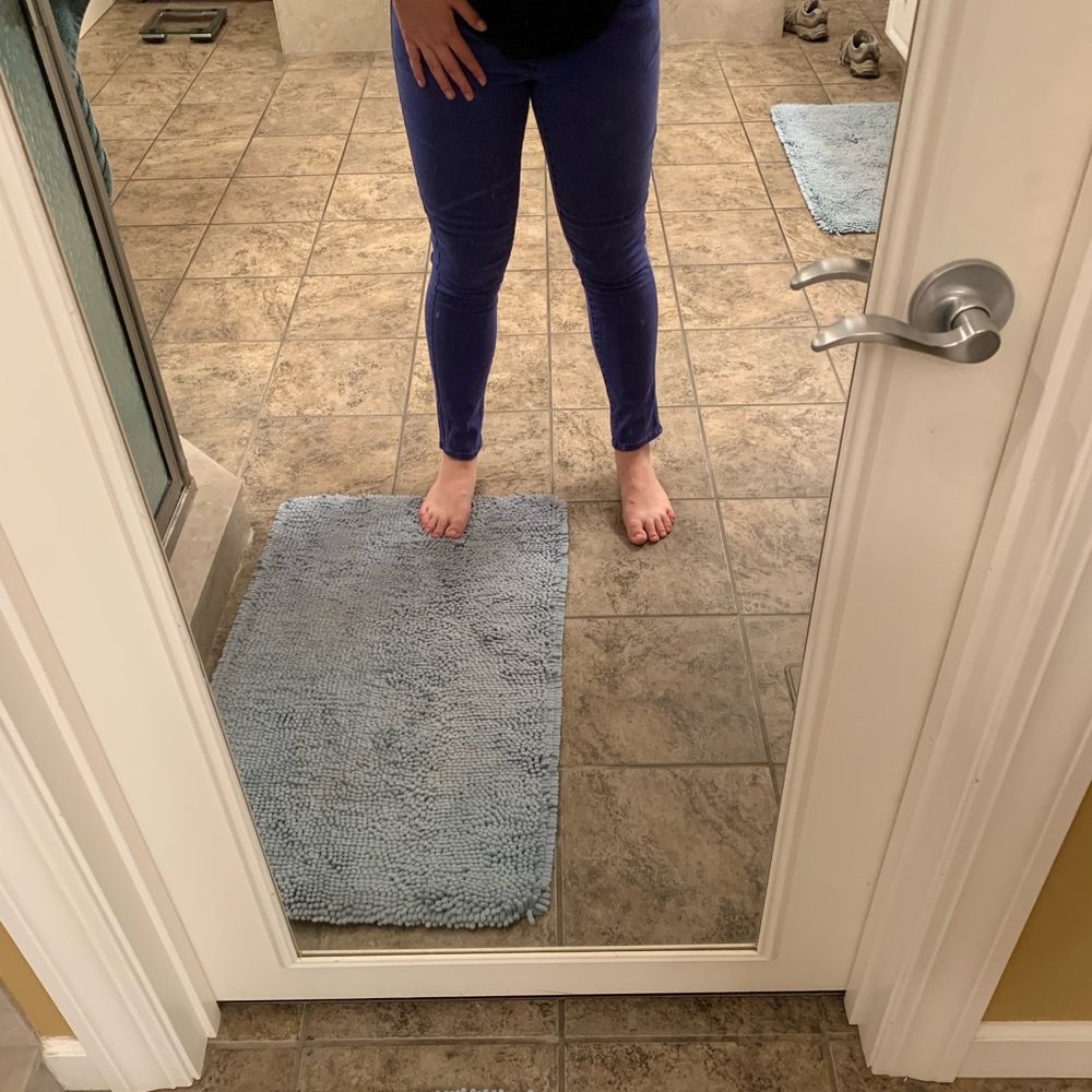 Purple jeans